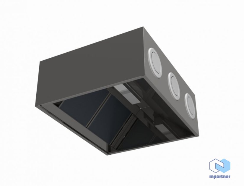Digestoř indukční jednostranná, šířka 2900 mm