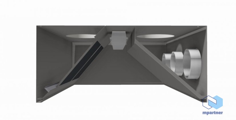 Digestoř indukční jednostranná, šířka 2900 mm
