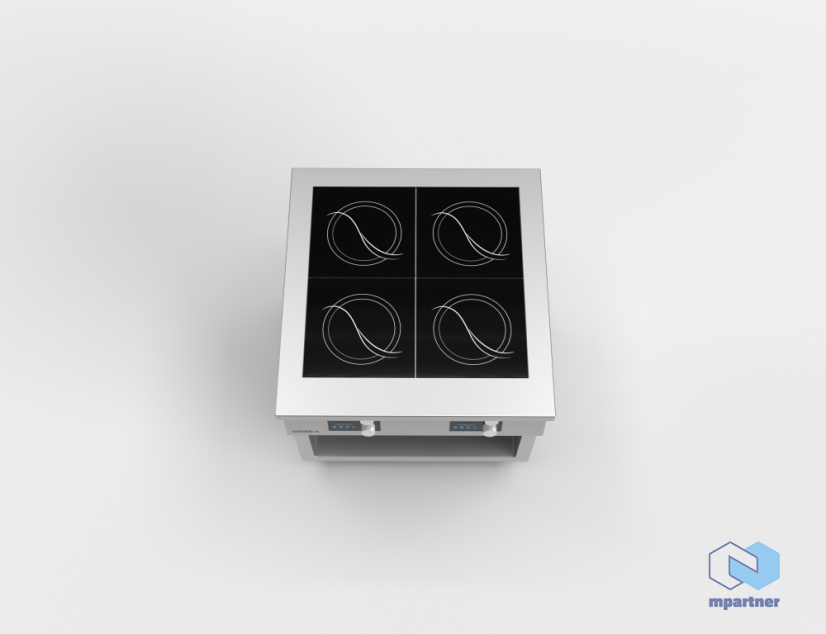 Elektrický indukční varný sporák Metris 4 / 4×3,5 kW