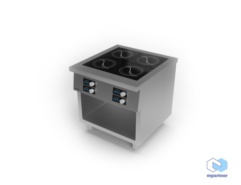 Elektrický indukční varný sporák Metris 4 / 4×3,5 kW
