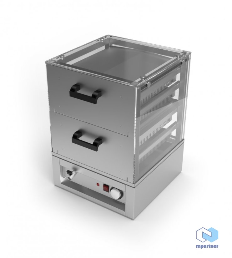 Napařovací a ohřevná vitrína